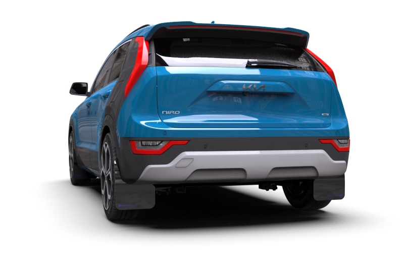 Kia Niro Mud Flap - Rally Armor - UR Black with Red Logo - Black - `23-`25